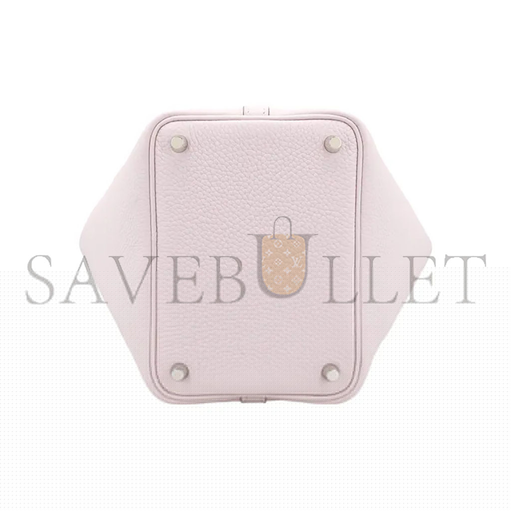 H**mes picotin lock 18 taurillon clemence h056289ck09 (18*18*13cm)